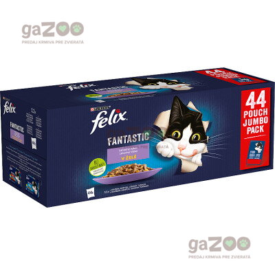 FELIX Fantastic mixovaný výber hydina/hovädzie/losos/tuniak 44x85g