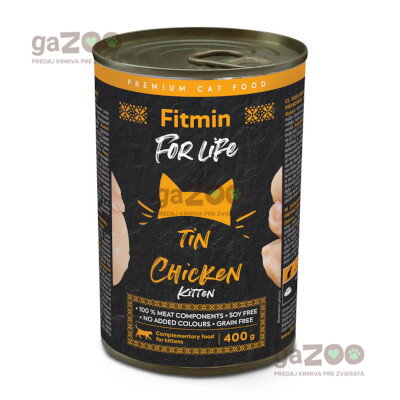 FITMIN cat For Life Kitten Chicken in gravy 400g
