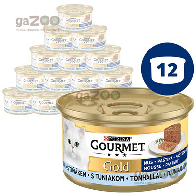 GOURMET Gold paštéta s tuniakom 12x85g