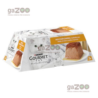 GOURMET REVELATIONS Delikátna paštéta s kuraťom a omáčkou na povrchu 2 x 57 g