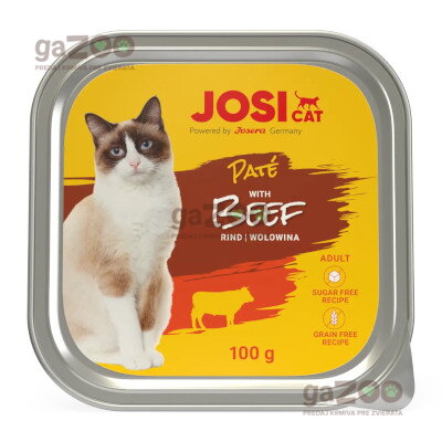 JOSICAT vanička Cat Paté with Beef 100g