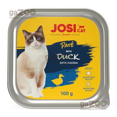 JOSICAT  vanička Cat Paté with Duck 100g