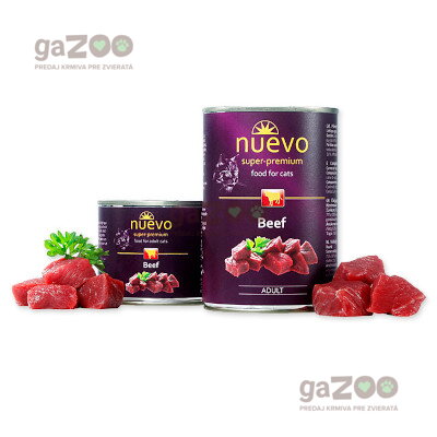 NUEVO Cat Adult Beef 400g