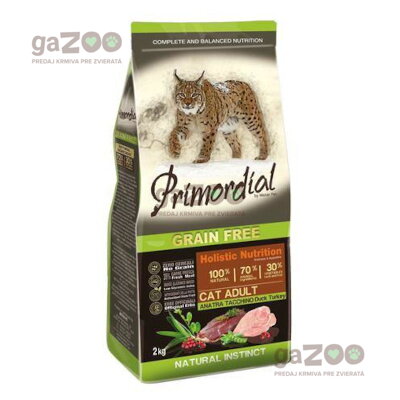 PRIMORDIAL Cat Adult Duck & Turkey 2kg