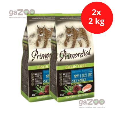 PRIMORDIAL Cat Adult Salmon & Tuna 2x2kg