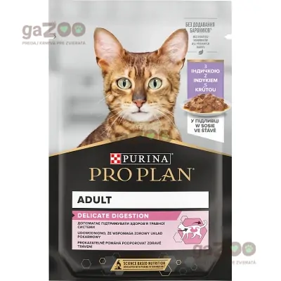 PURINA PRO PLAN Cat DELICATE morka v šťave 26x85g