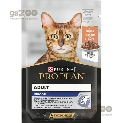 PURINA PRO PLAN Cat INDOOR losos v šťave 26x85g