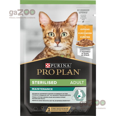 PURINA PRO PLAN Cat Adult Sterilized Kura kapsička 26x85g