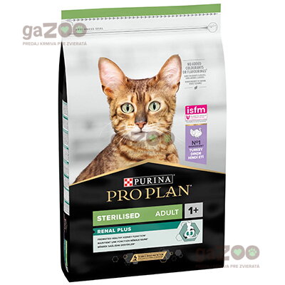 PURINA PRO PLAN Cat adult Sterilised Renal PLUS morka 10kg
