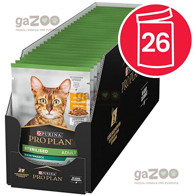 PURINA PRO PLAN Cat Adult Sterilized Kura kapsička 26x85g