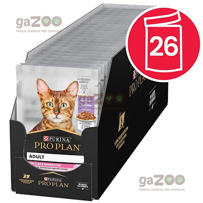 PURINA PRO PLAN Cat DELICATE morka v šťave 26x85g