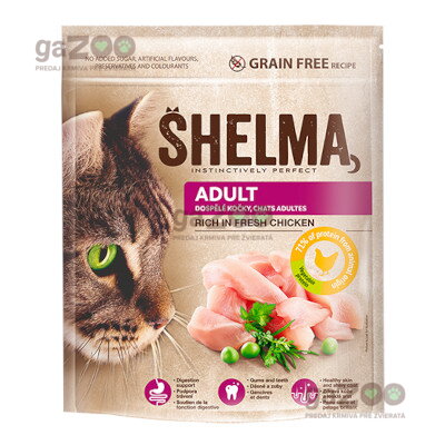 SHELMA Adult s čerstvým kuracím mäsom 750g