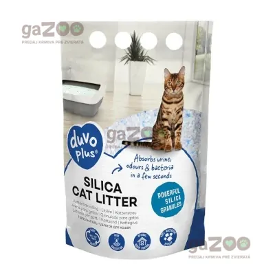 DUVO+ Podstielka pre mačky silikátová Premium 5L