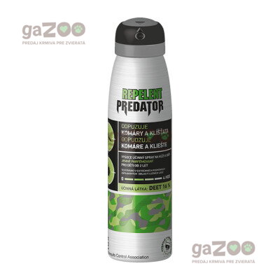  VÝPREDAJ  PREDATOR Repelent 16% 150ml EXP 07.06.24