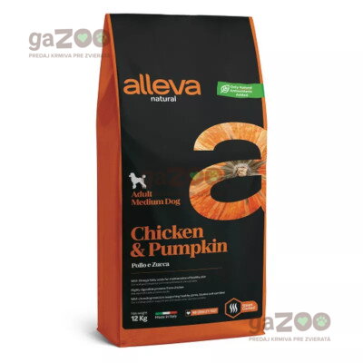 ALLEVA NATURAL dog Adult medium Chicken & Pumpkin 12kg