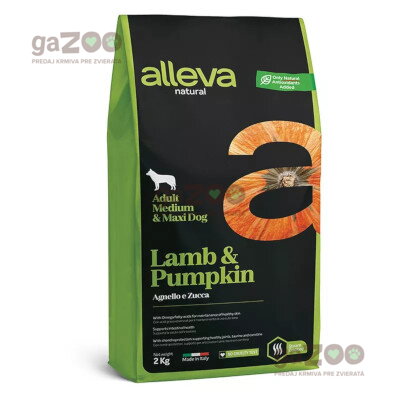 ALLEVA NATURAL dog Adult medium & maxi Lamb & Pumpkin 2kg
