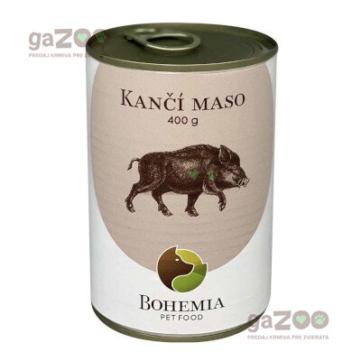 BOHEMIA Diviačie mäso vo vlastnej šťave 400g