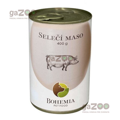 BOHEMIA Bravčové mäso vo vlastnej šťave 400g