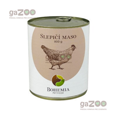  VÝPREDAJ  BOHEMIA Kuracie mäso vo vlastnej šťave 800g EXP 28.02.25