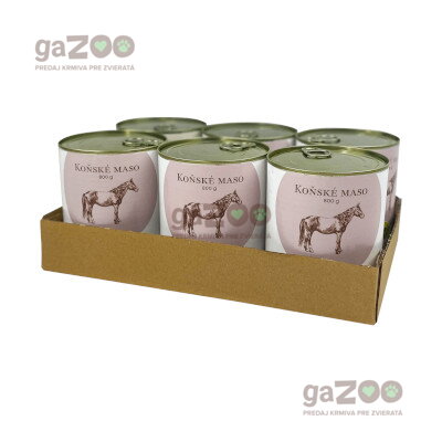 BOHEMIA Konské mäso vo vlastnej šťave 6x800g