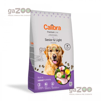 CALIBRA Dog Premium Line Senior & Light 12kg