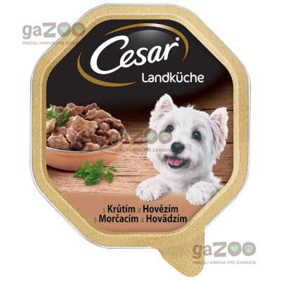 CESAR vanička s morčacím a hovädzím 150g