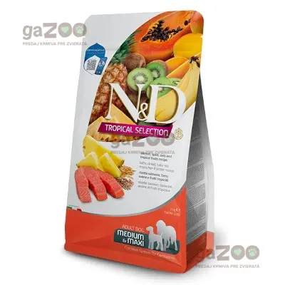 N&D dog TROPICAL SELECTION (AG) adult medium & maxi, salmon 2kg