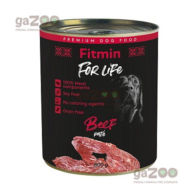 FITMIN dog For Life Beef 800g