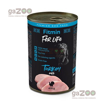 FITMIN dog For Life Turkey 400g
