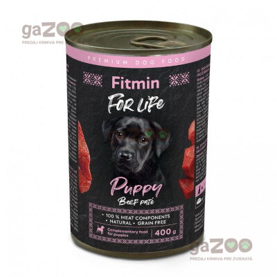 FITMIN dog For Life Puppy Beef 400g