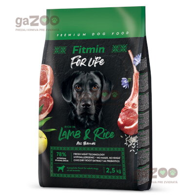 FITMIN dog For Life Lamb & Rice 2,5kg