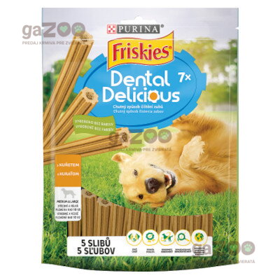 FRISKIES Dental Delicious s kuraťom 200g