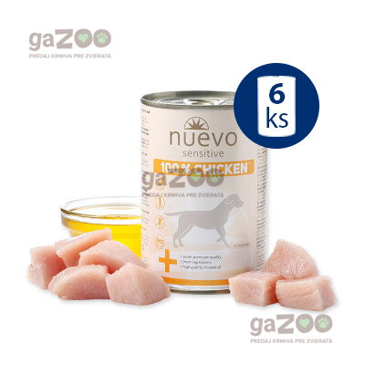 NUEVO dog Sensitive Chicken 6x400g