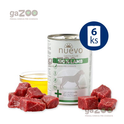 NUEVO dog Sensitive Lamb 6x400g