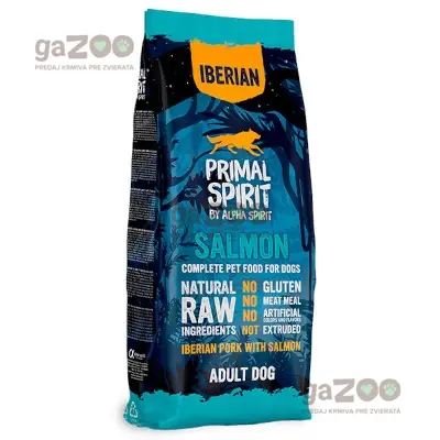 PRIMAL SPIRIT dog Iberian pork with Salmon 12kg