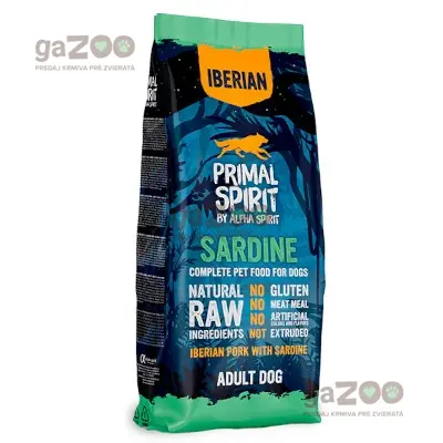 PRIMAL SPIRIT dog Iberian pork with Sardine 12kg