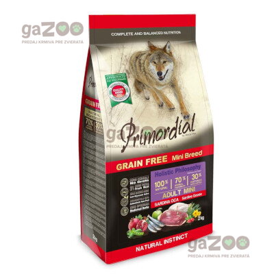 PRIMORDIAL Mini Adult Sardine & Goose 6kg