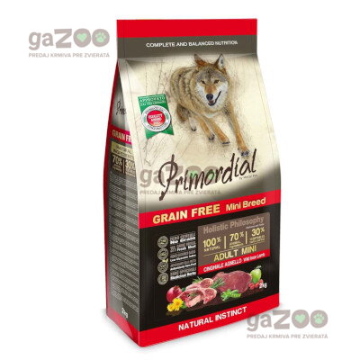 PRIMORDIAL Mini Adult Wild Boar & Lamb 6kg