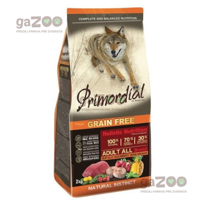 PRIMORDIAL Adult Buffalo & Mackerel 12kg