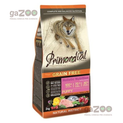 PRIMORDIAL Puppy Chicken & Seafish 12kg