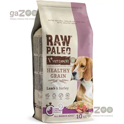 VetExpert Raw Paleo adult Healthy Grain Lamb & Barley 10kg