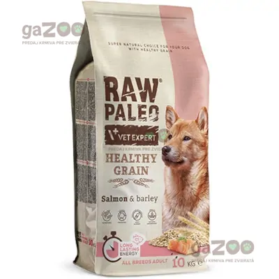 VetExpert Raw Paleo adult Healthy Grain Salmon & Barley 10kg