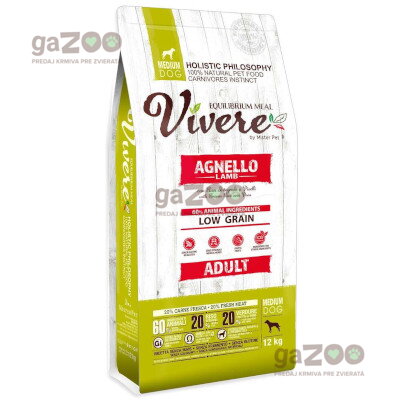 VIVERE Adult Lamb 12kg