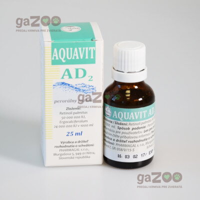 AQUAVIT AD2 perorálny roztok 25ml