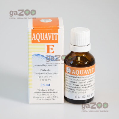 AQUAVIT E (Hydrovit) perorálny roztok 25ml
