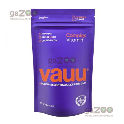 VÝPREDAJ  VAUU Complex vitamin pre psy pumpkin flavor 90g EXP 28.02.25