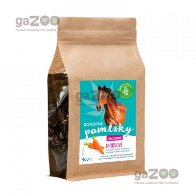 Konopné pamlsky pre kone - mrkva 500g