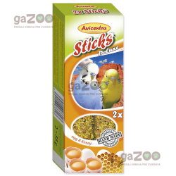 AVICENTRA Tyčinky pre andulky s vajíčkom a medom 2ks