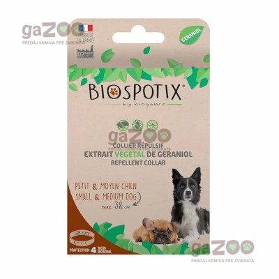BIOGANCE Biospotix Small dog S-M obojok 38cm BIOGANCE Biospotix Small dog S-M obojok 38cm