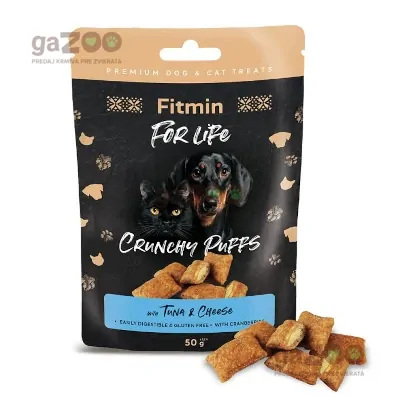 FITMIN For Life Cat biscuits with tuna & cheese 50g FITMIN For Life Cat biscuits with tuna & cheese 50g
